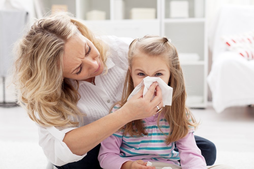 Аллергия у детей: прогулка возможна?