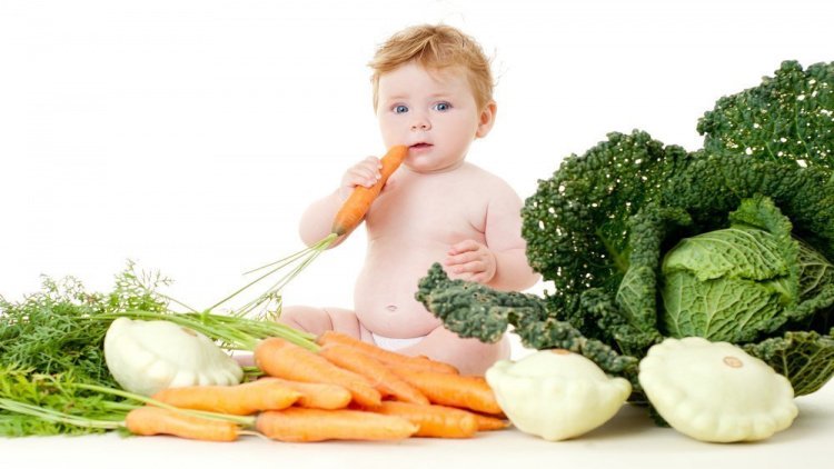 Витамин А для малыша: фрукты, мясо и овощи