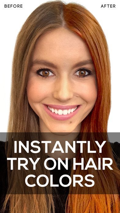 7. Hair Color — меняйте цвет волос без риска Источник: a4.mzstatic.com