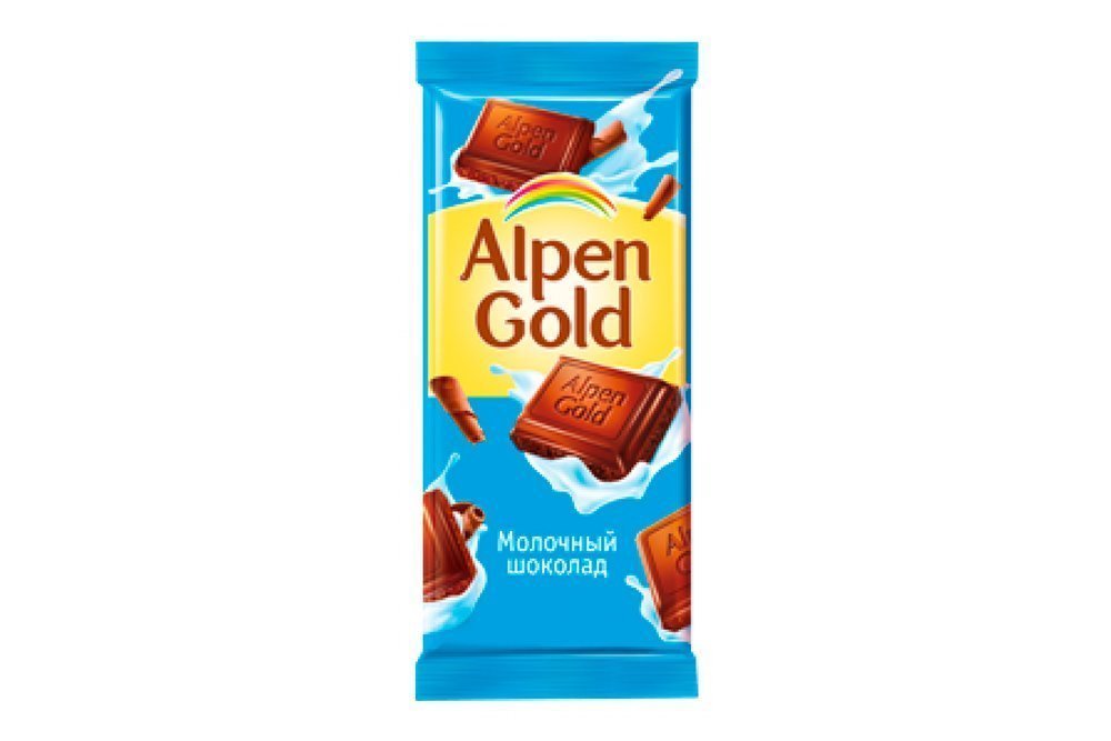 Шоколад Alpen Gold молочный Источник: freshef.ru