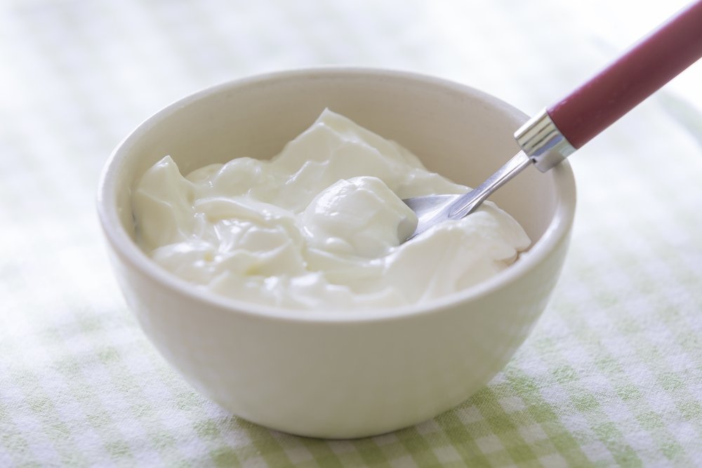 8. Увлажнение лица натуральным йогуртом
