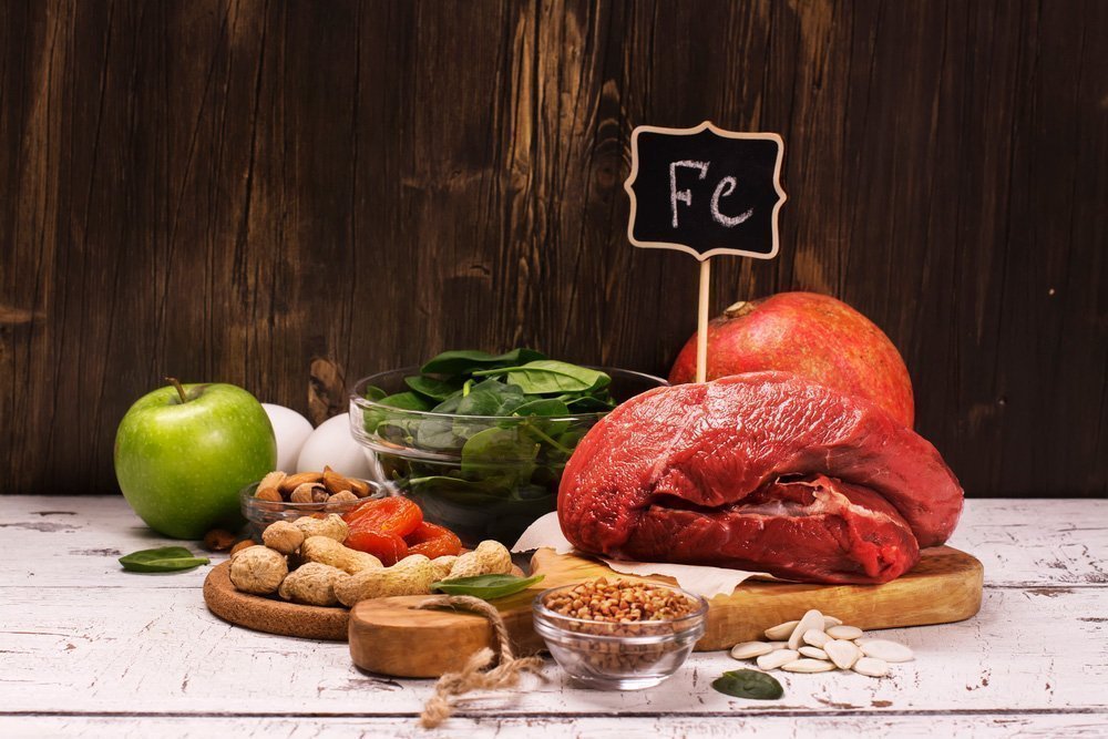 Продукты питания, позволяющие предотвратить симптомы недостаточности железа