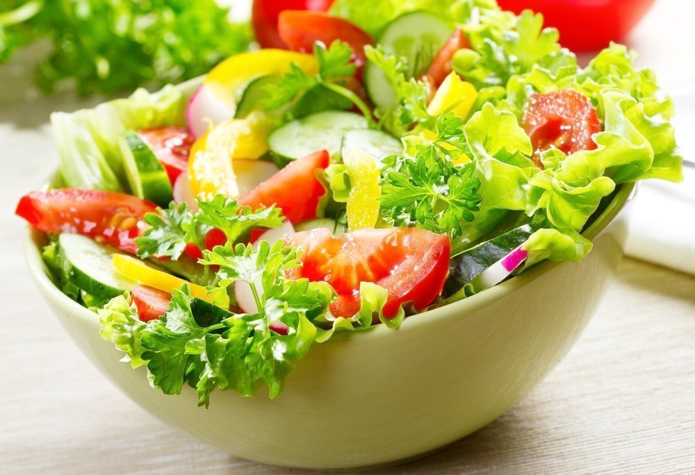 Идеальный перекус — салат из овощей