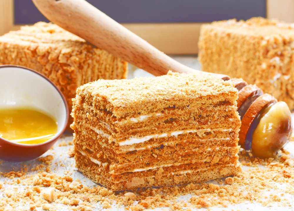 Классический рецепт медового торта