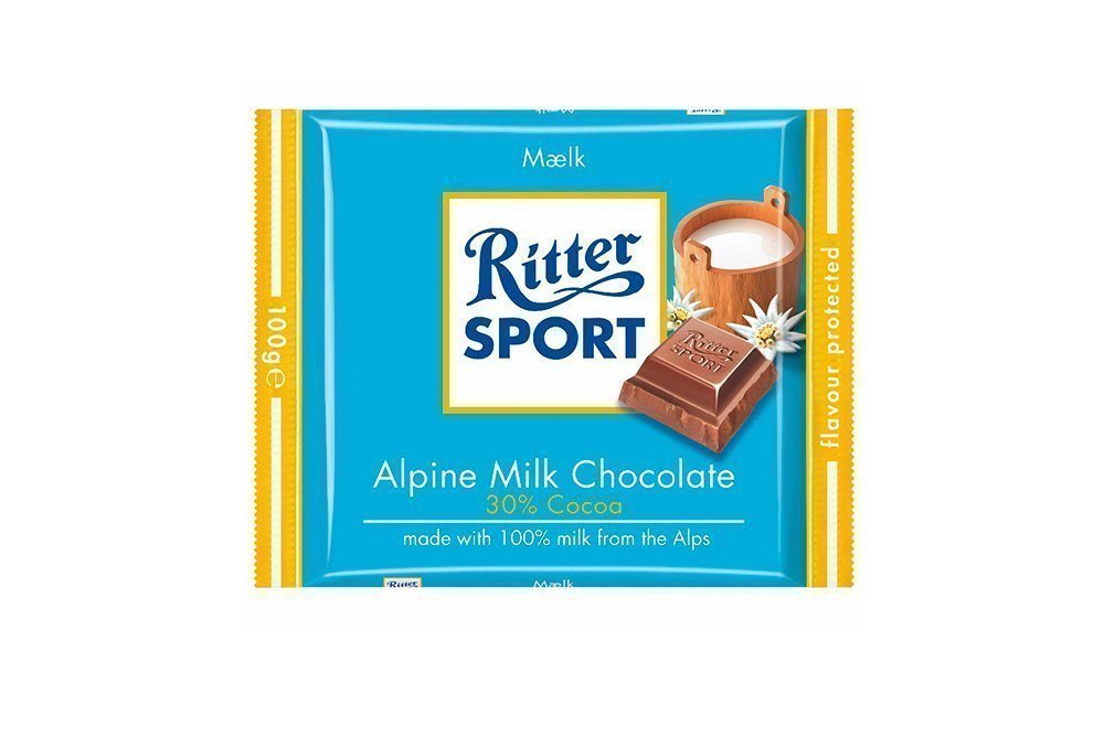 Шоколад Ritter Sport молочный Источник: sc02.alicdn.com