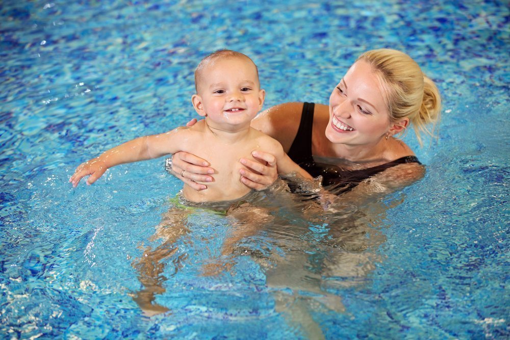 Курсы обучения плаванию для малышей