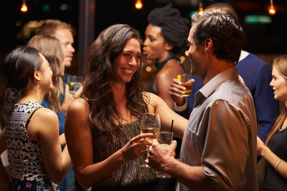 First time brunette party street