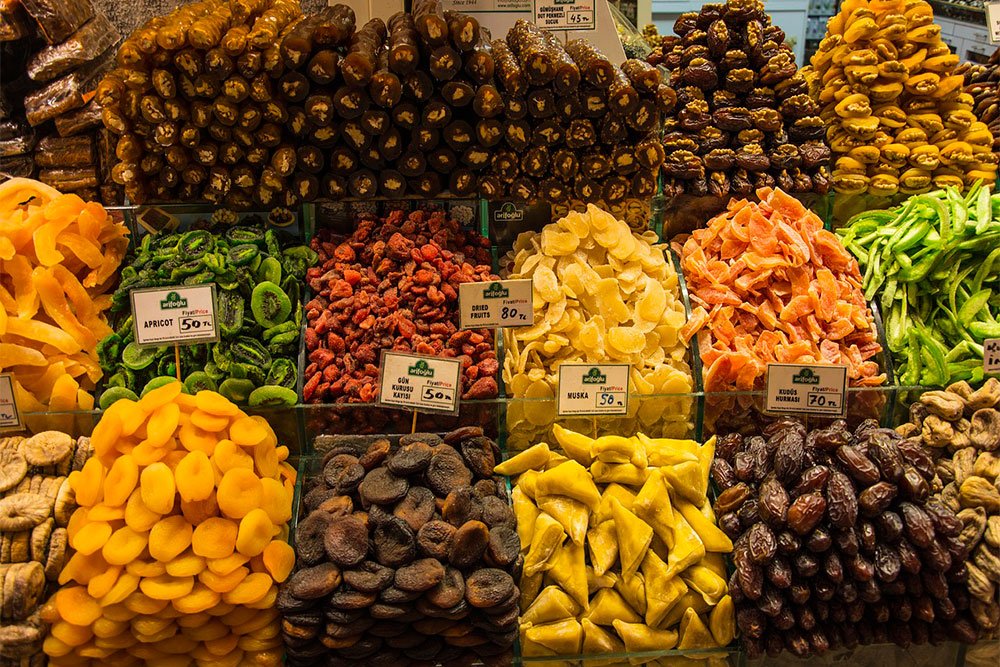Сушеные фрукты названия и фото