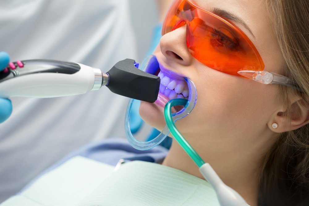 отбеливание зубов в стоматологической поликлинике