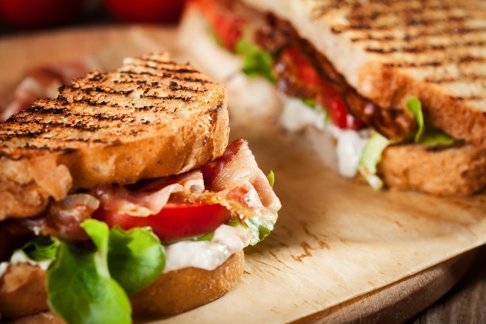 Сэндвич «Семь слоев Санта-Барбары» для здорового питания