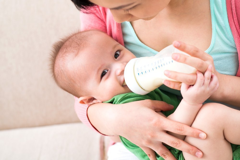 Докорм детей молочной смесью после оперативных родов