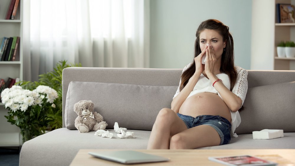 Аллергия и заложенность носа при беременности