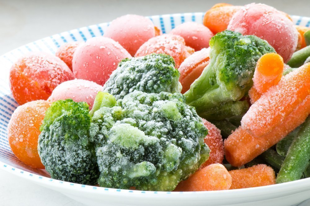 Диетическое питание и замороженные овощи