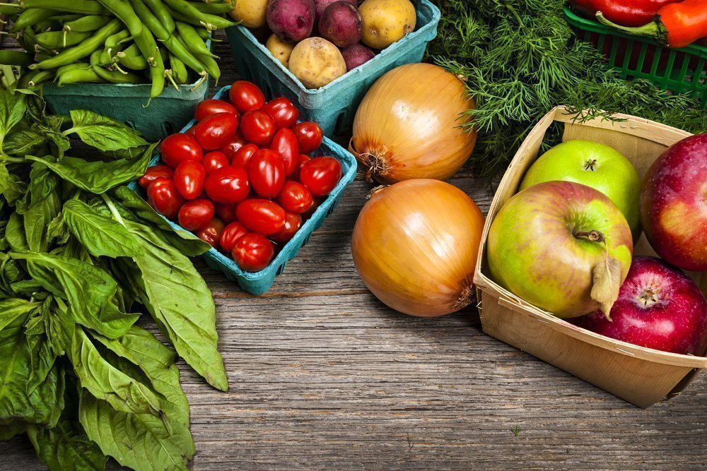 Овощи и фрукты для сбалансированного питания