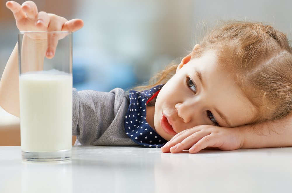 Молоко появляется на детском столе