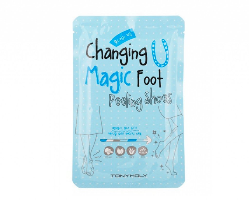 Носочки для пилинга ступней, Tony Moly Changing U Magic Foot Peeling Shoes