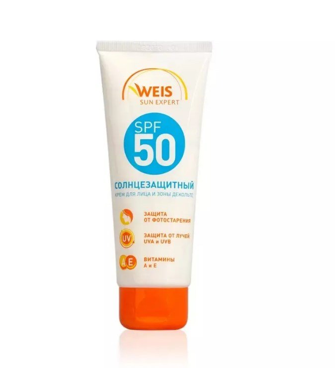 Санскрин для лица и зоны декольте, Weis