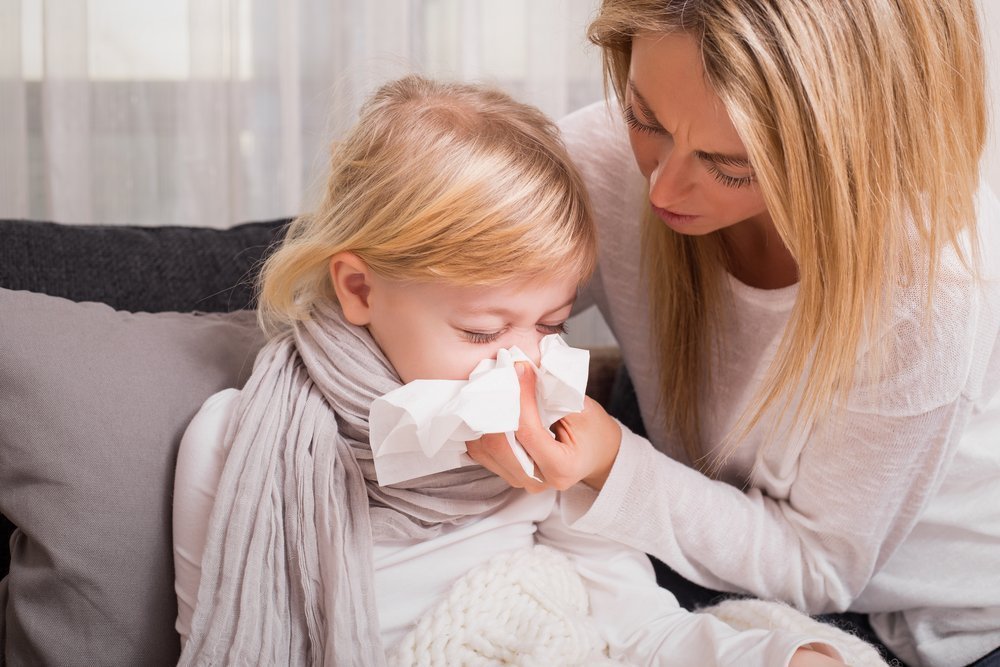 Симптомы аллергии: конъюнктивит, острый насморк