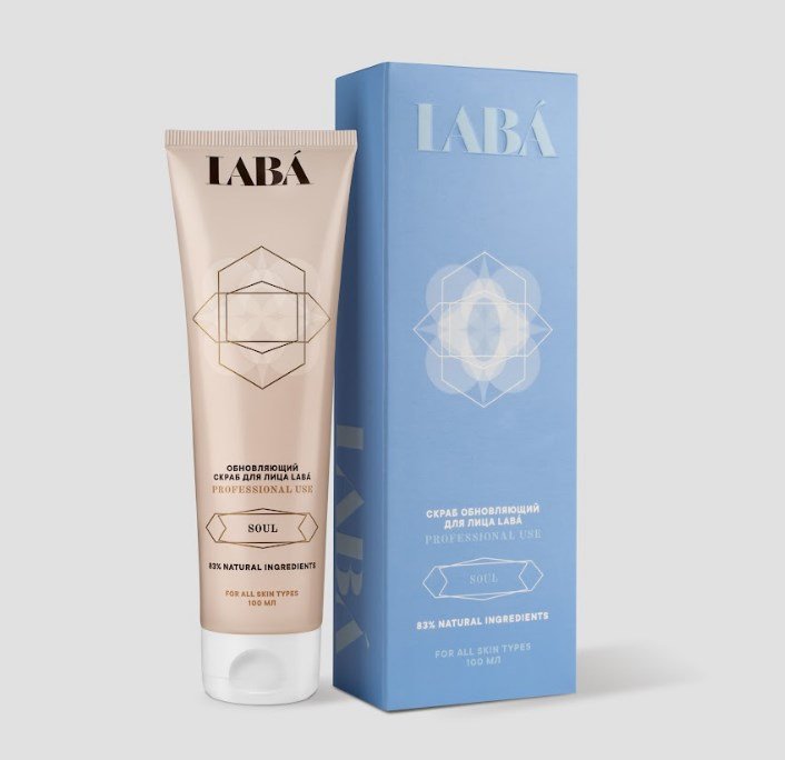 Обновляющий скраб для лица, LABÁ Обновляющий скраб для лица, LABÁ