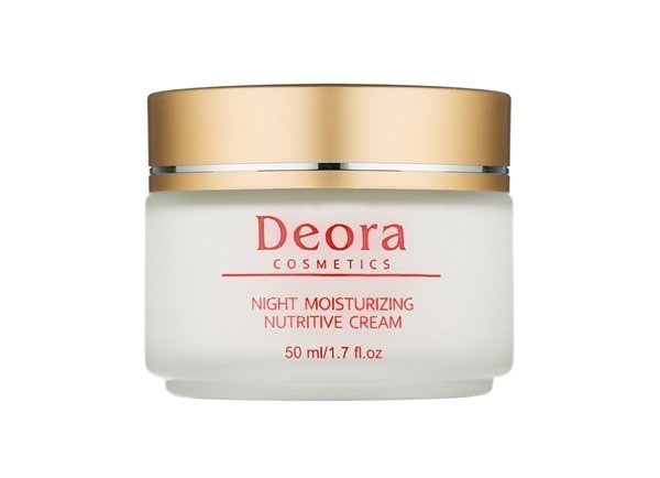 Крем ночной для лица увлажняющий и питательный с маслом макадамии, Deora Источник: deora-cosmetics.ru