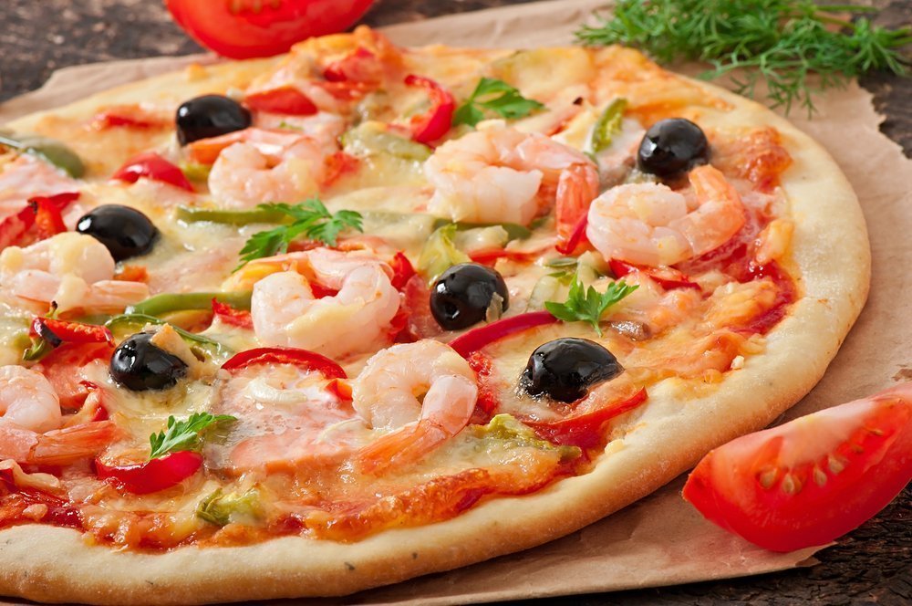 Начинки для пиццы с морепродуктами