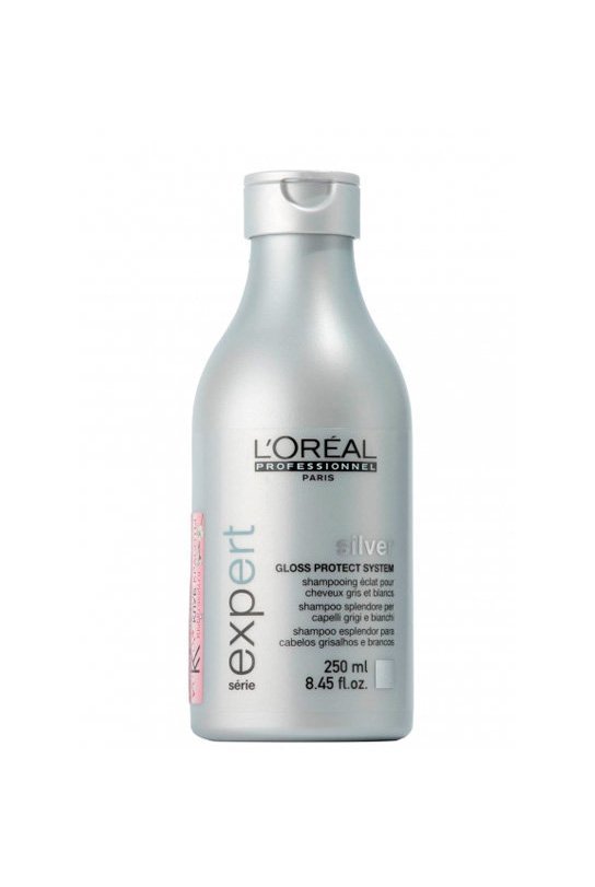 Шампунь оттеночный для седых волос L'Oreal Professionnel Serie Expert Silver Shampoo, 250 мл Источник: cubebeauty.ru
