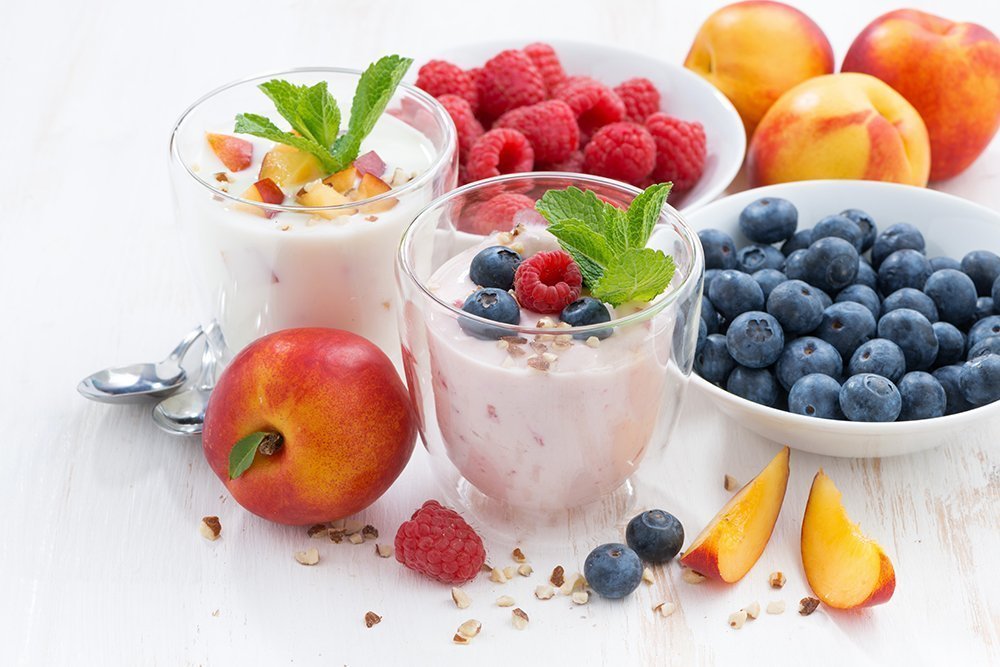 Йогурты с фруктами, ароматизированные и т. п.