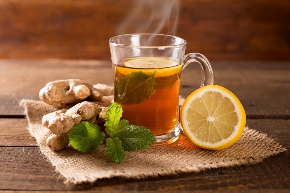 Вкусный имбирный чай для профилактики гриппа