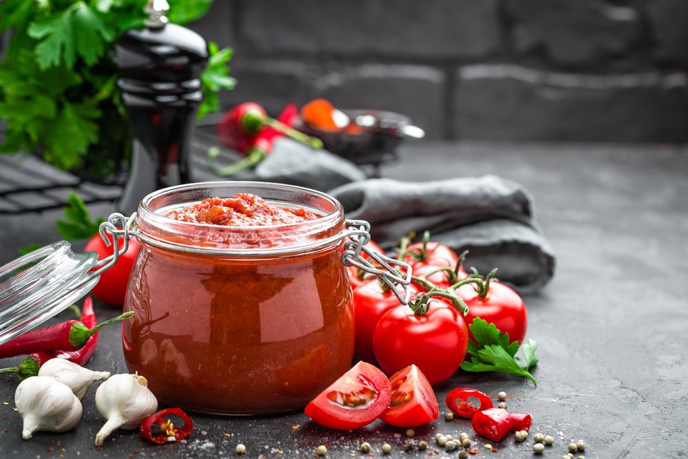 Как приготовить томатный соус с крахмалом?