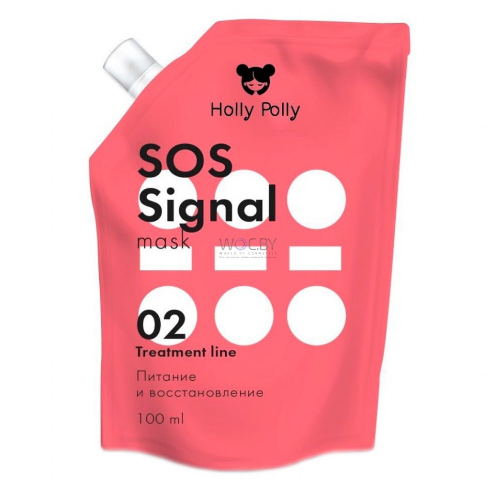 Питательная маска для волос SOS-signal, Holly Polly