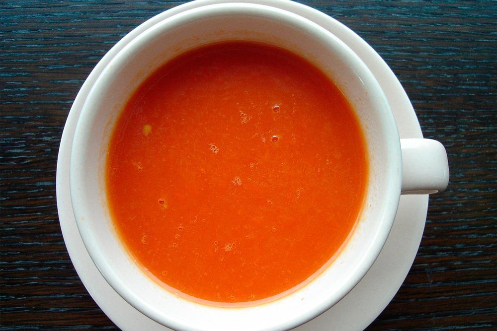 Сливово-томатный суп-пюре