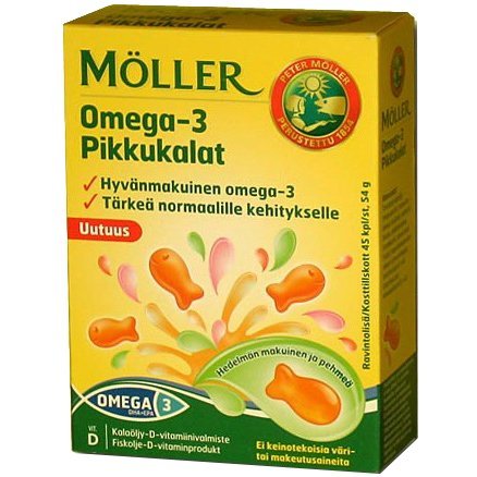 Жидкий рыбий жир «Moller» для детей