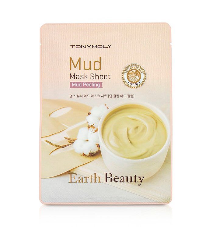 Тканевая маска с глиной, Tony Moly Earth Beauty Mud Mask Sheet Источник: cosmeticall.com.ua