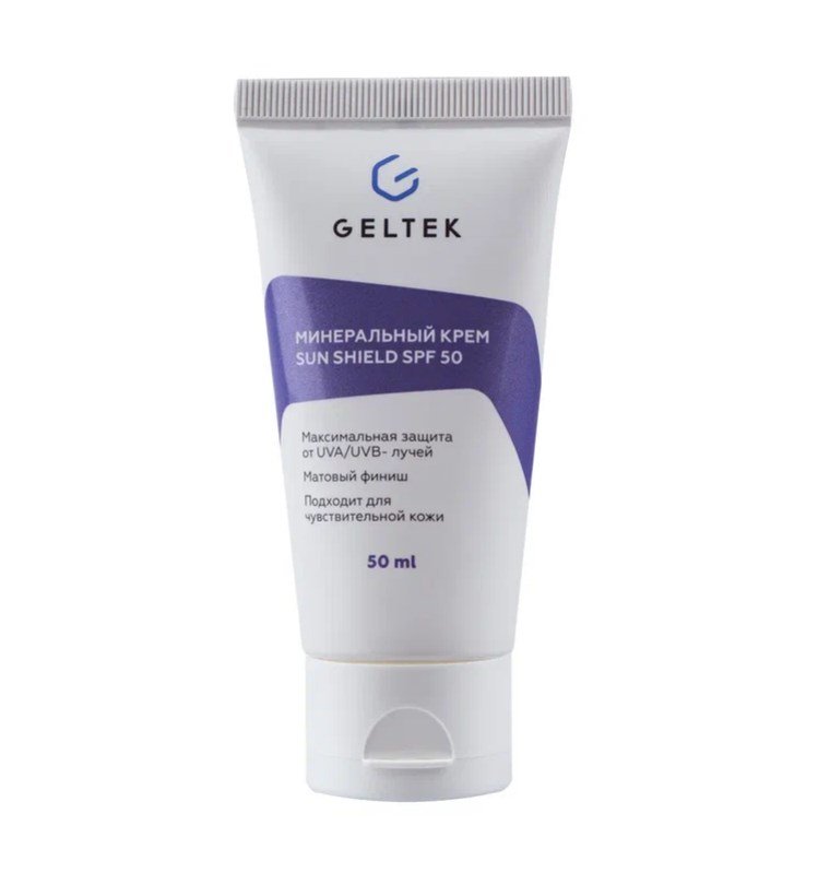 Минеральный крем SPF 50, Geltek