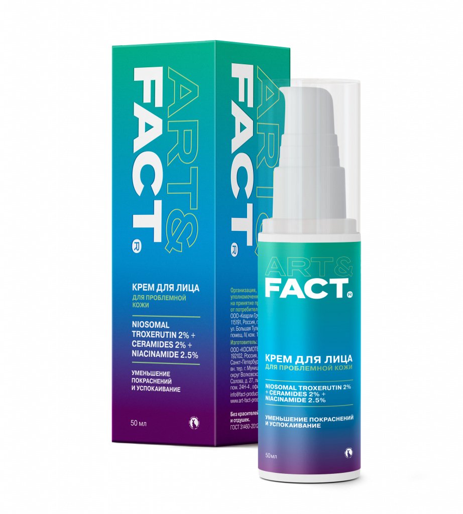 Крем для кожи с покраснениями, Art&Fact Крем для кожи с покраснениями, Art&Fact