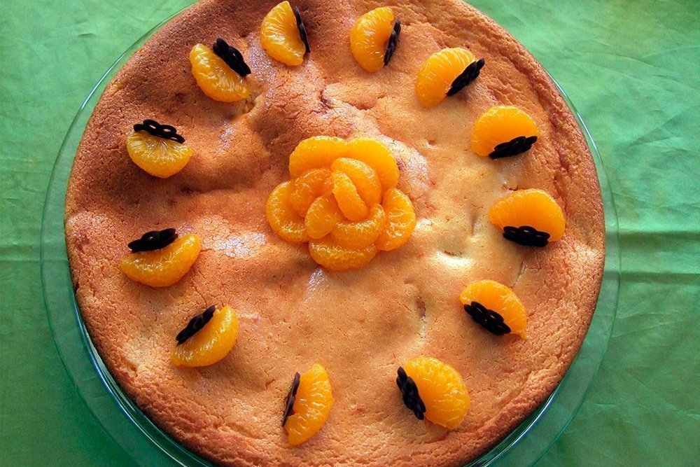 Предновогодний десерт: пирог «Мандариновое настроение»