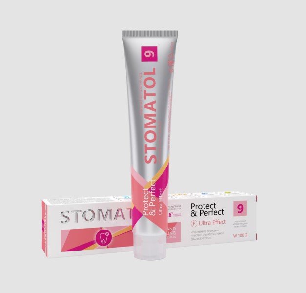 Зубная паста для чувствительных зубов, STOMATOL Ultra Effect
