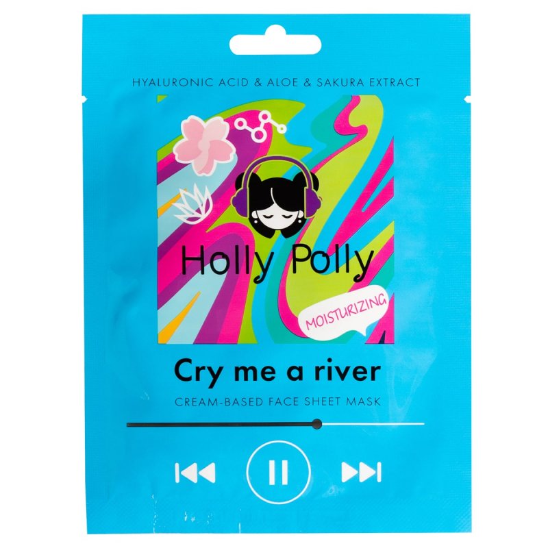 Тканевая маска для лица на кремовой основе Holly Polly от Cry me a river