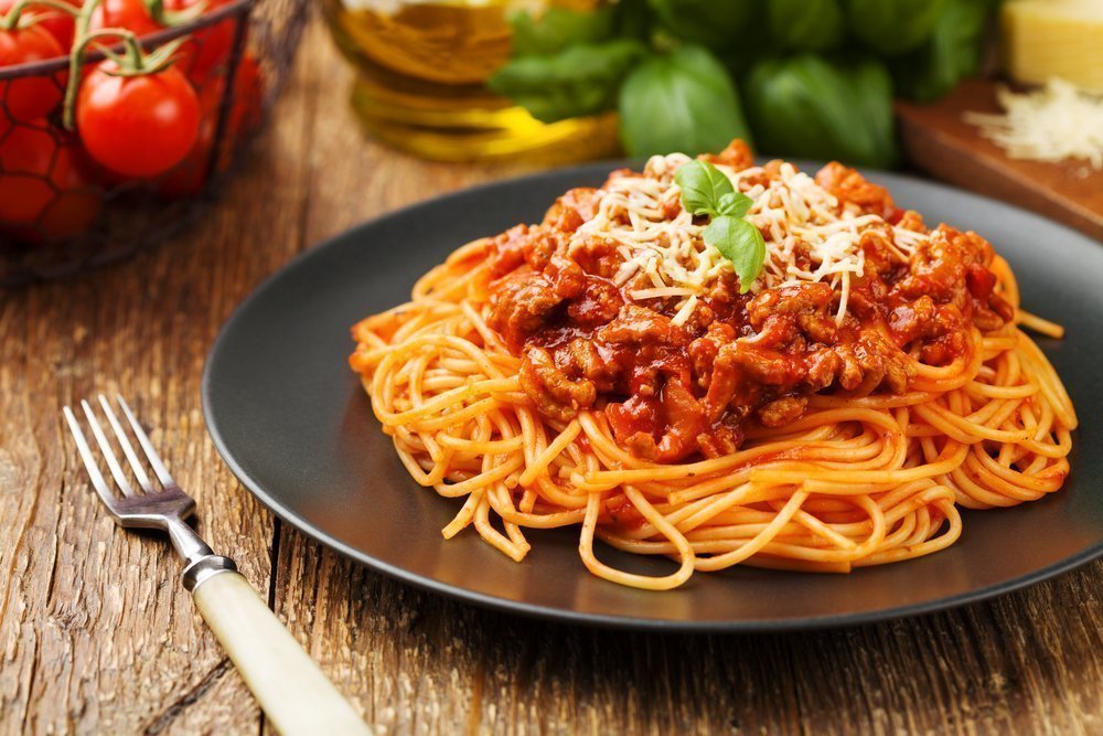 Спагетти болоньезе (облегченный вариант)