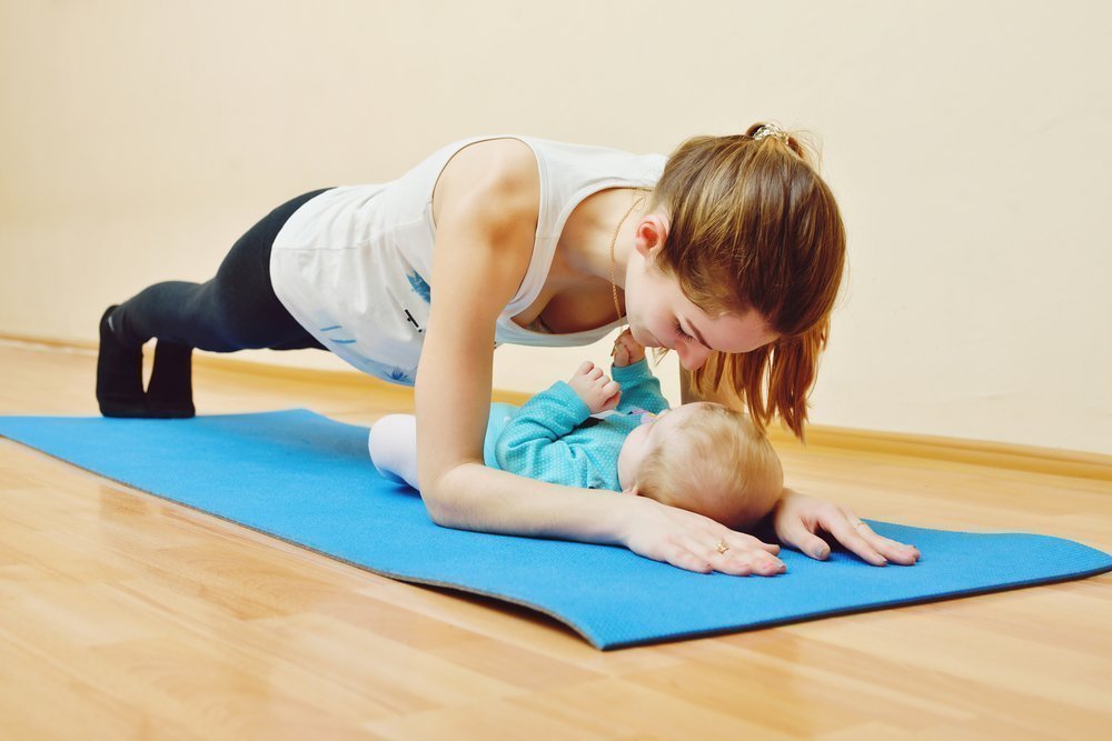 Базовое занятие фитнесом для женщин после родов