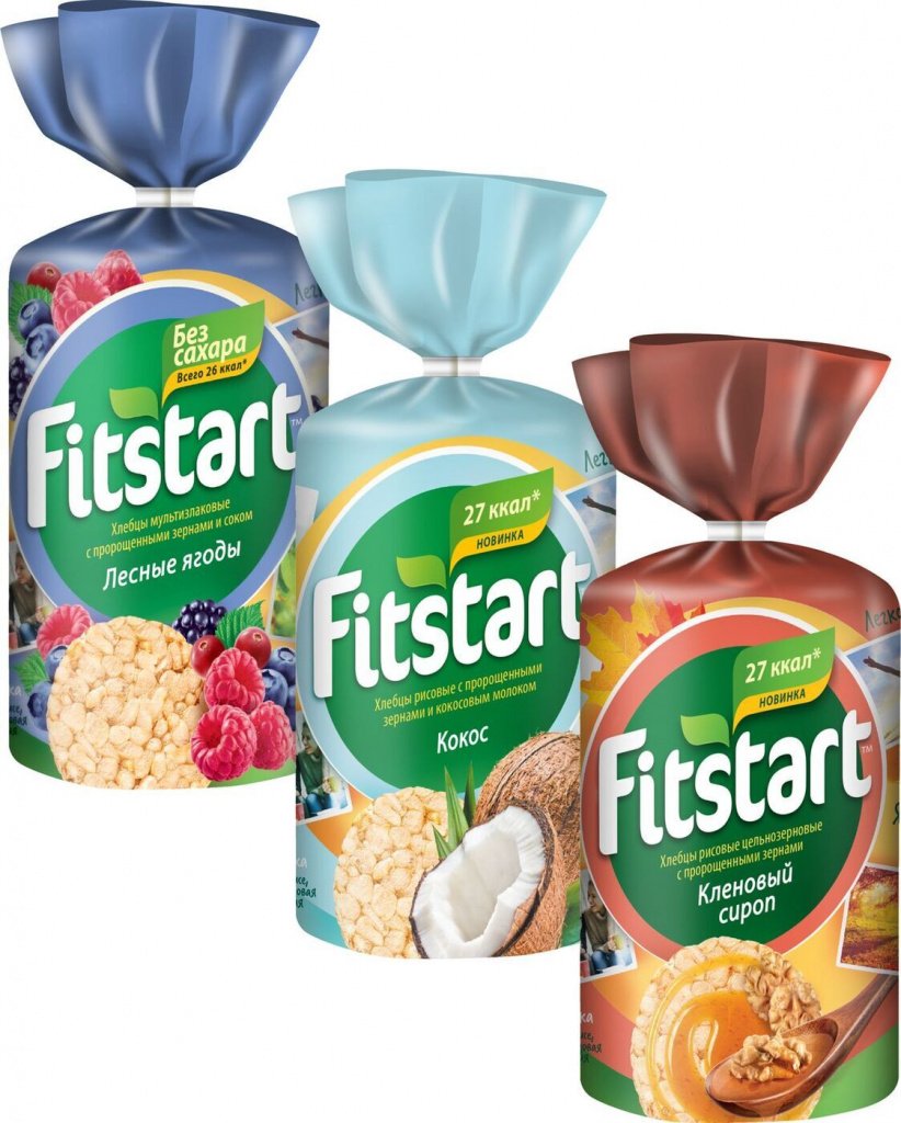 Хлебцы Fitstart микс