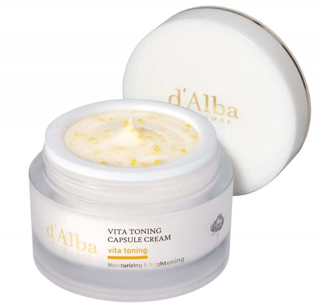 Крем для лица с витаминными капсулами, d'Alba Крем для лица с витаминными капсулами, d'Alba