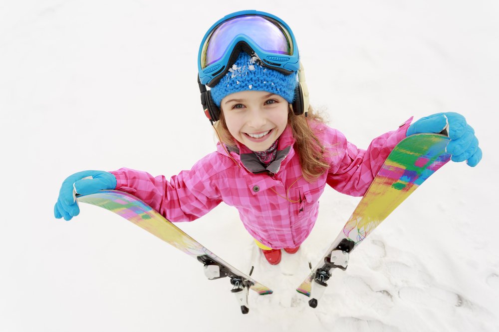 Подбор горных лыж для ребёнка