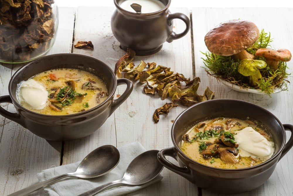 Рецепты супов на основе грибов