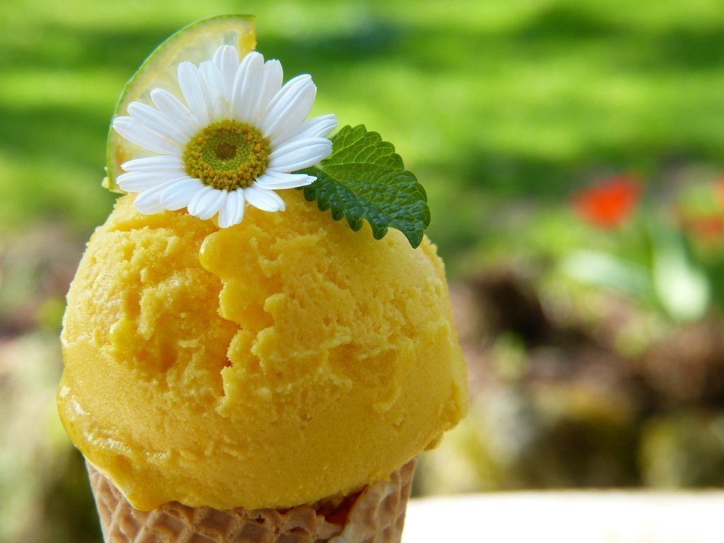 Простой рецепт лимонного мороженого
