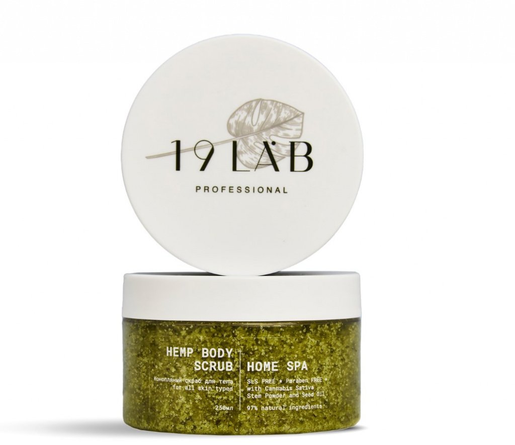 Солевой скраб для тела «Сатива», 19Lab Солевой скраб для тела «Сатива», 19Lab