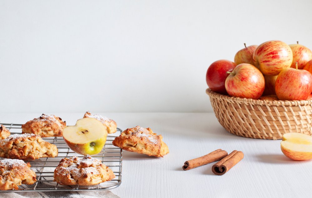 Как сделать мягкое печенье с яблоками?