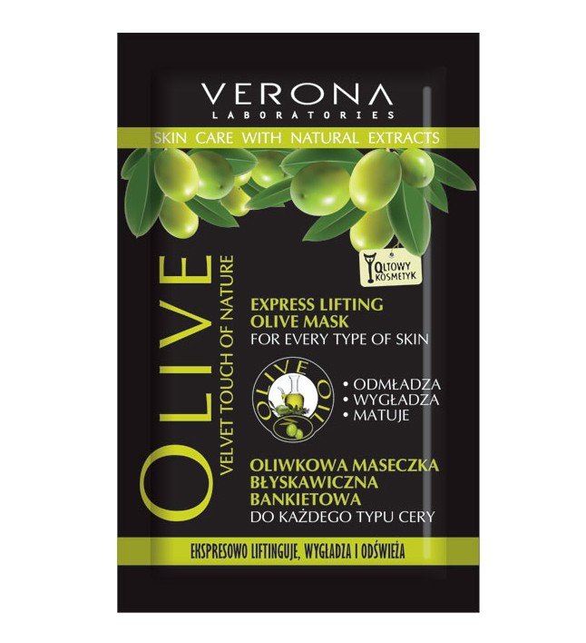 Лифтингующая экспресс-маска Verona Laboratories Express Lifting Olive Mask, 10 мл Источник: makeup-shop.com.ua