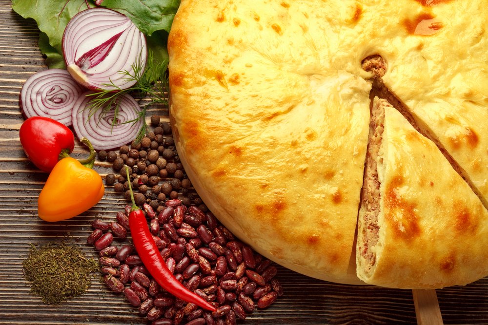 Вкусные рецепты: пирог с фасолью «Кудурджин»
