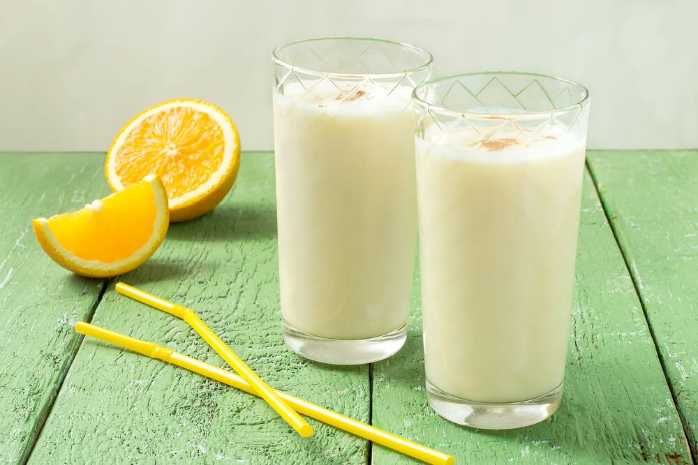 Простой рецепт мандаринового коктейля на кокосовом молоке